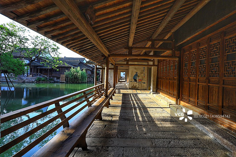 浙江嘉兴桐乡濮院古镇掠影图片素材