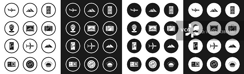 使用电子登机牌的智能手机图片素材