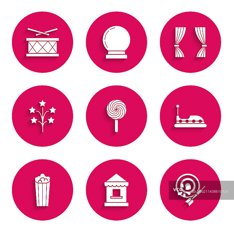 棒棒糖、票务箱、经典飞镖图片素材