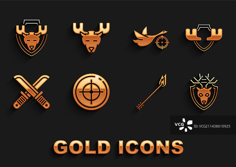 射击比赛麋鹿运动目标图片素材