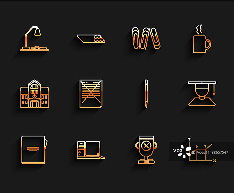 笔记本、工作场所、台灯图片素材