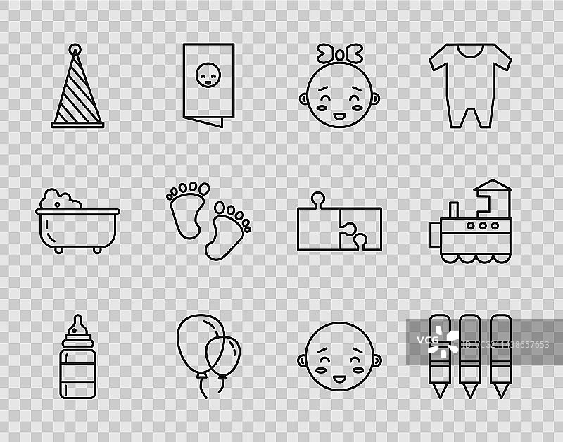 奶瓶和蜡笔图片素材