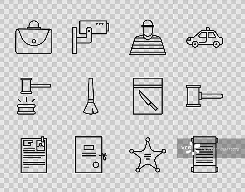 诉讼文书法令羊皮纸线条图片素材