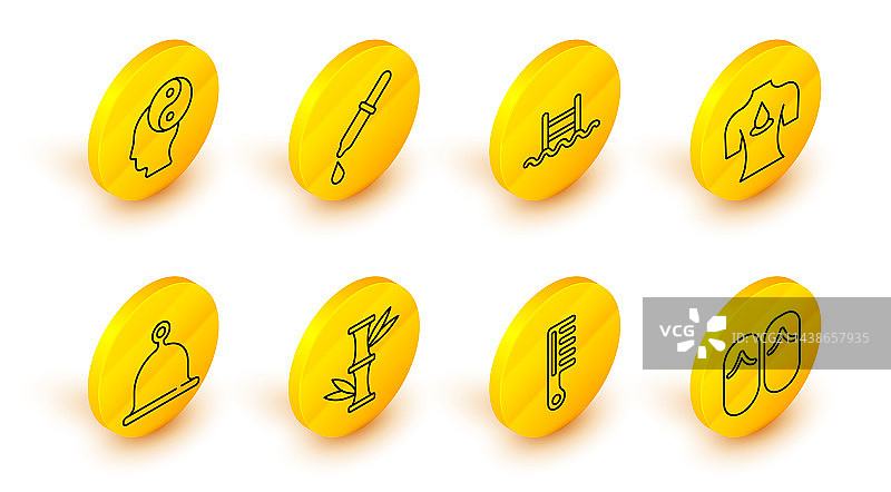 人字拖、发刷、竹制桑拿帽等图片素材