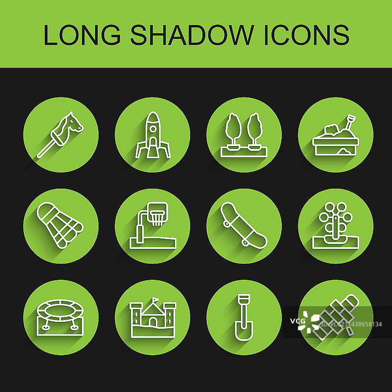 跳绳、蹦床、沙堡玩具等图片素材