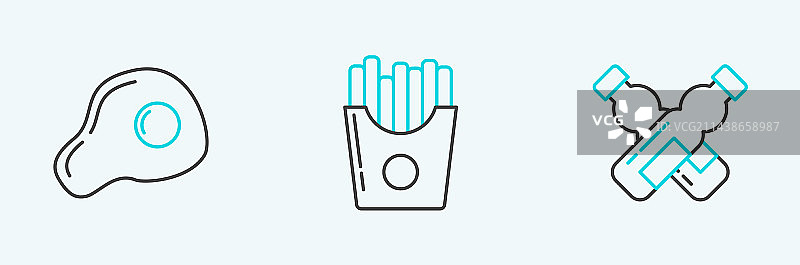 矿泉水瓶和炒鸡蛋图片素材