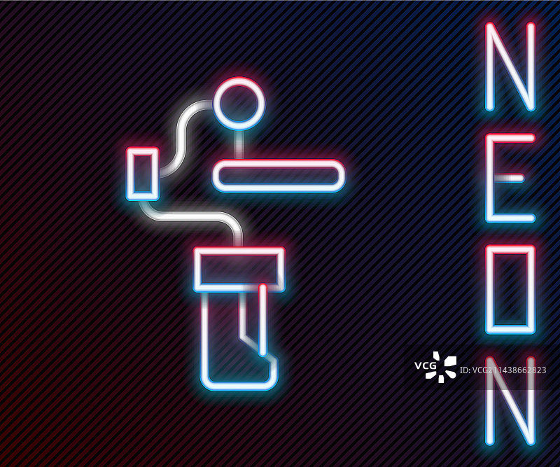 相机用霓虹灯万向节稳定器图片素材