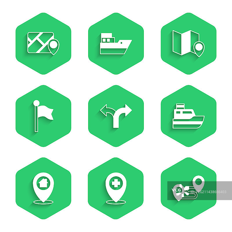 道路交通标志与十字路口图片素材