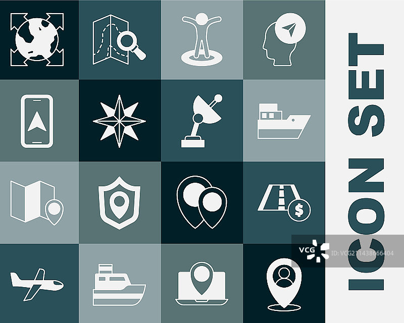 人员定位收费站交通标志图片素材