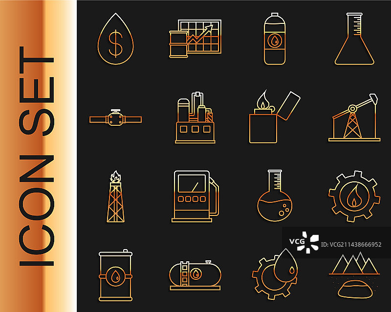 油田工业厂房图片素材