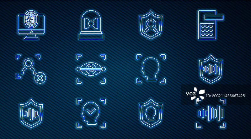 语音识别屏蔽语音用户线性组合图片素材