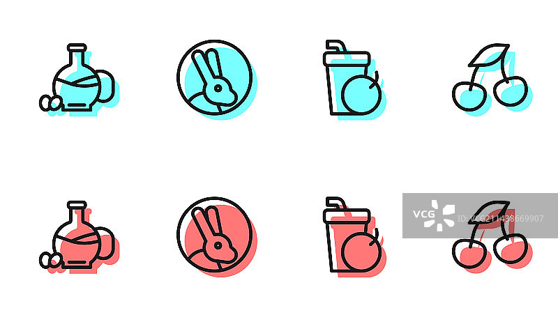 新鲜思慕雪橄榄油瓶图片素材