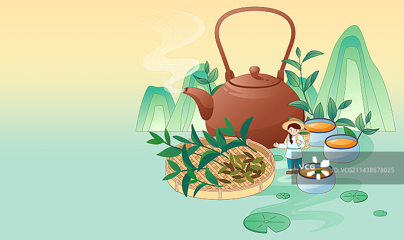 茶道茶艺品茶图片素材