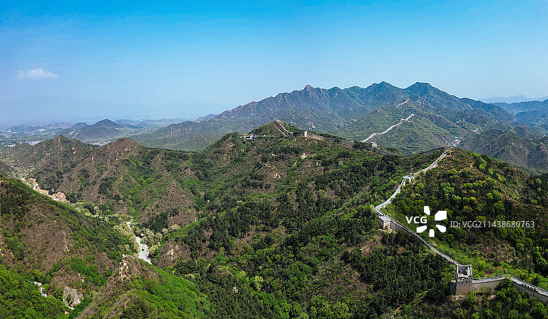 八达岭长城 水关长城 八达岭国家森林公园 延庆区 长城图片素材