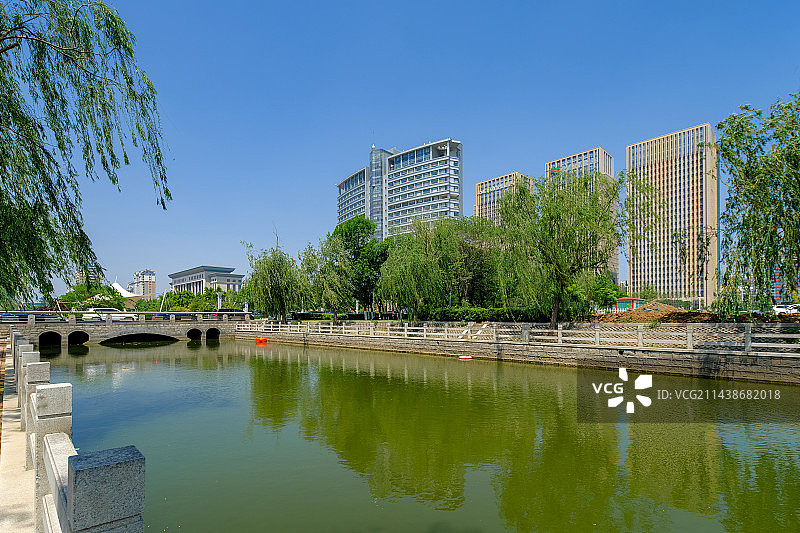 中国山东滨州博兴县人民政府城市风光图片素材