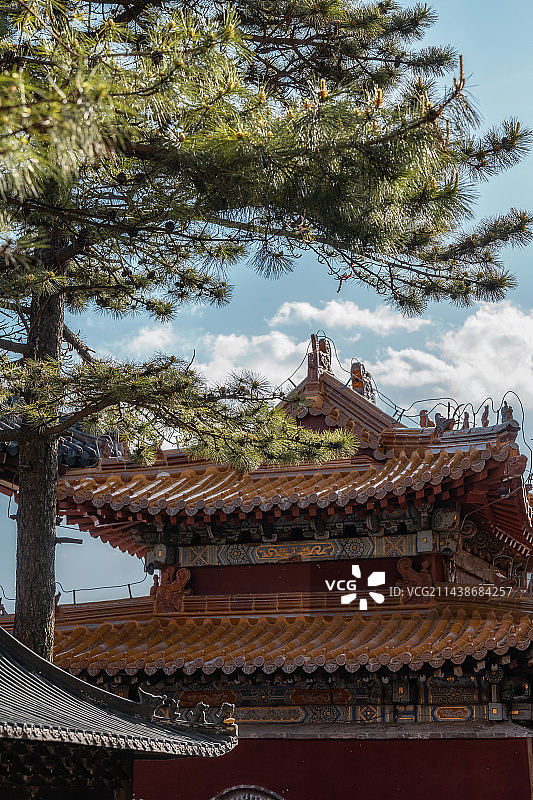 泰山碧霞祠图片素材