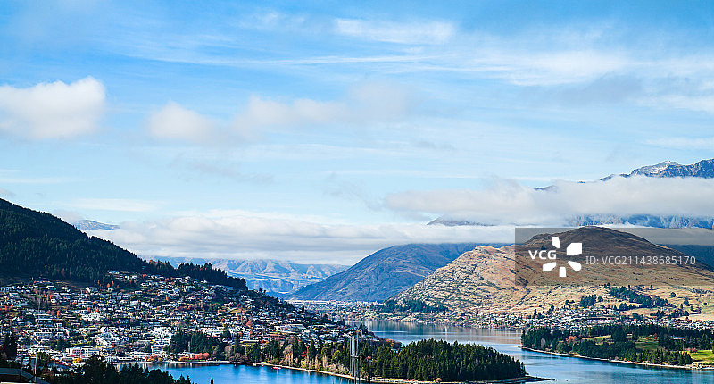 新西兰皇后镇的冬天图片素材