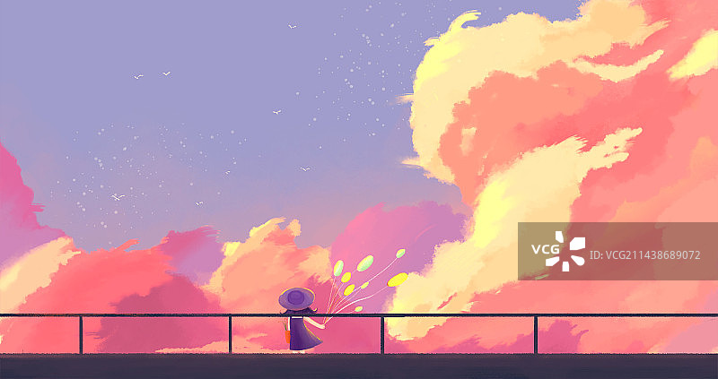 我想去追求永远都不会日落的地方图片素材