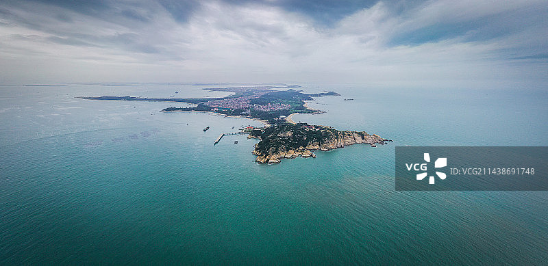 湄洲岛全景图片素材