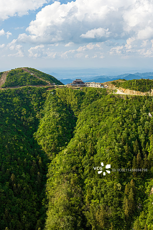 湖南湖北界山——药菇山顶“三仙坦”风光图片素材