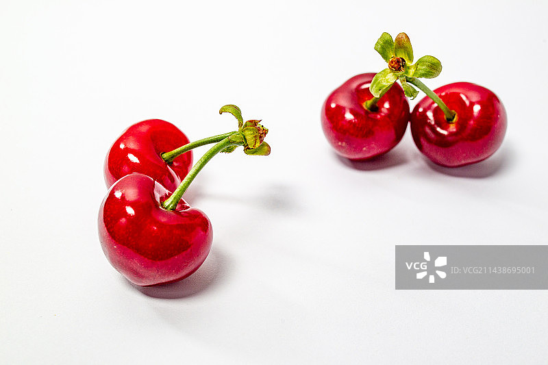 四川省绵阳市户外新鲜樱桃，车厘子图片素材