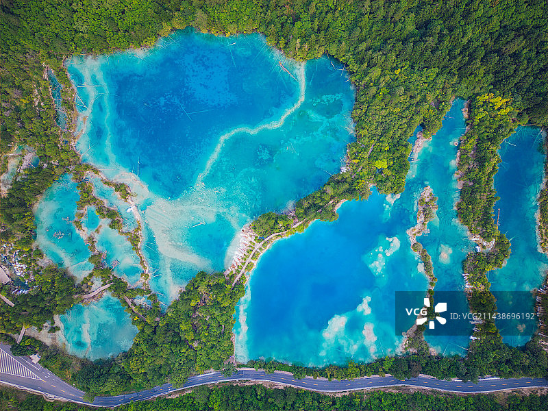 树正群海 九寨沟图片素材