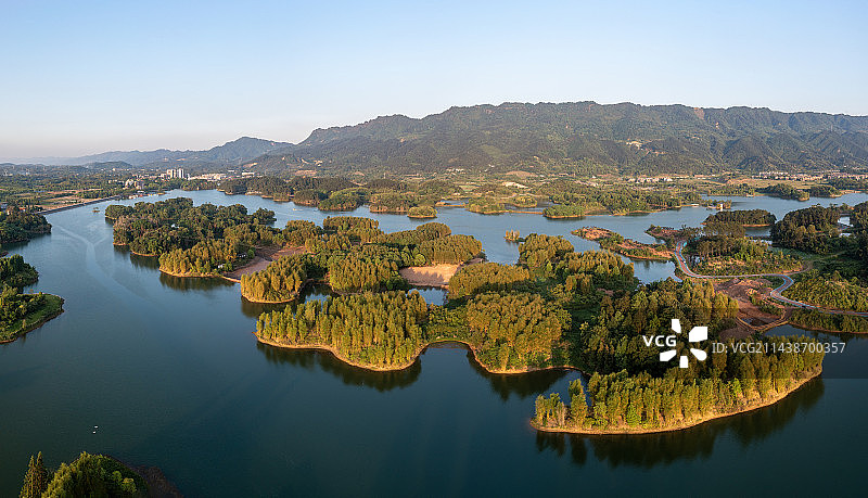 重庆大足龙水湖风光图片素材