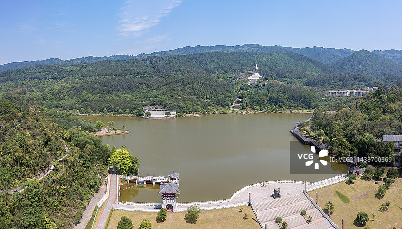 重庆永川神女湖风光图片素材