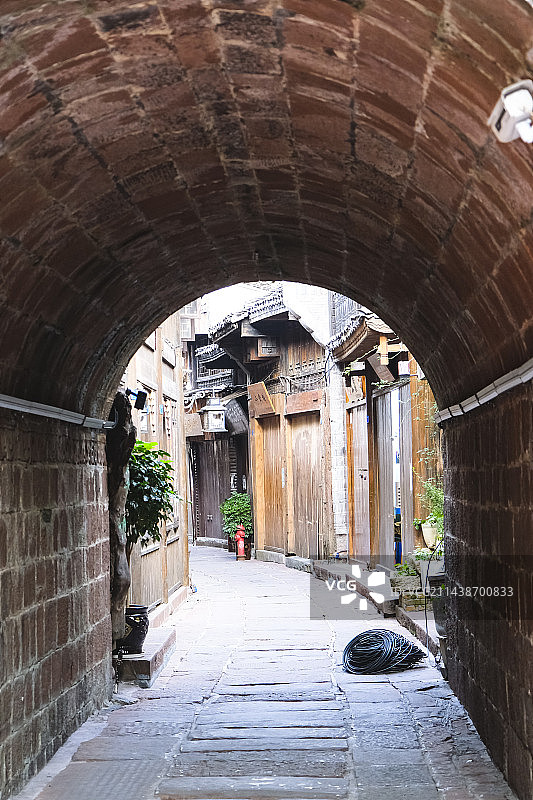 湖南省湘西土家族苗族自治州凤凰古镇景区古朴美景图片素材