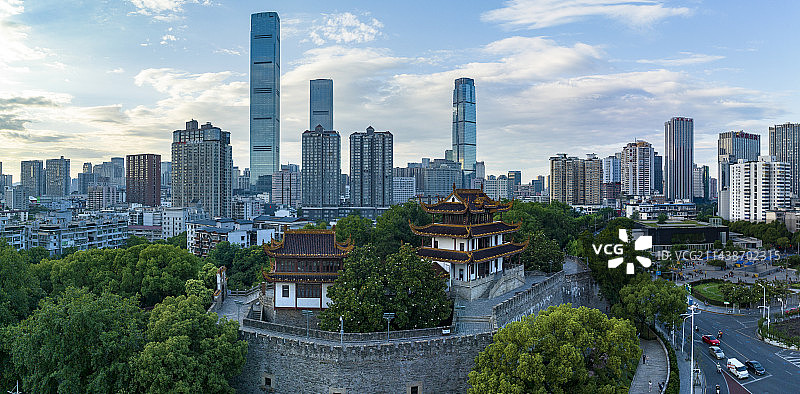 湖南 长沙 天心阁 城市 天际线 都市风光图片素材