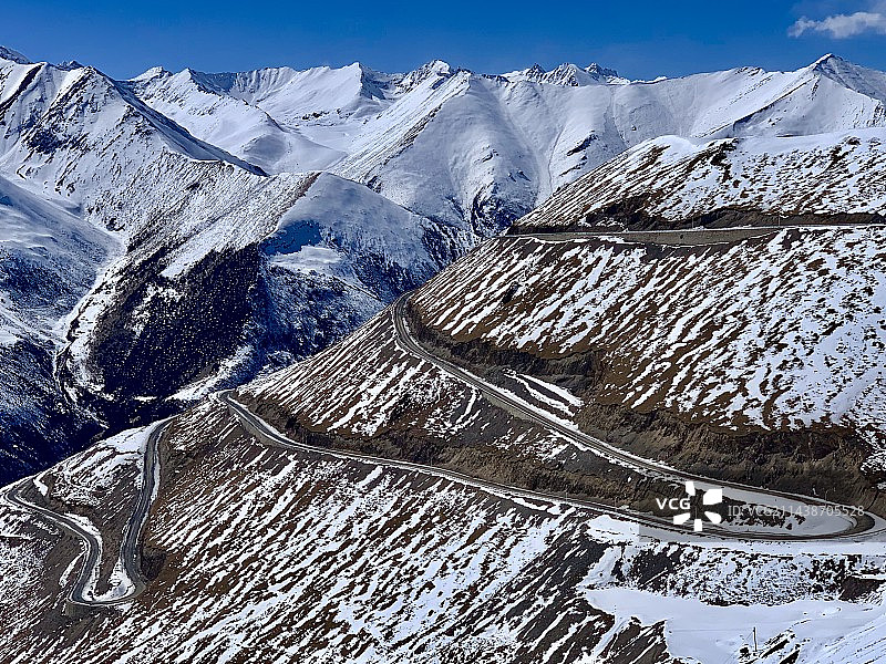 边坝县公路图片素材