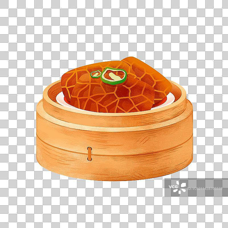 广式早茶金钱肚图片素材