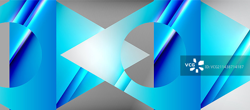 新潮的极简几何构图抽象图片素材