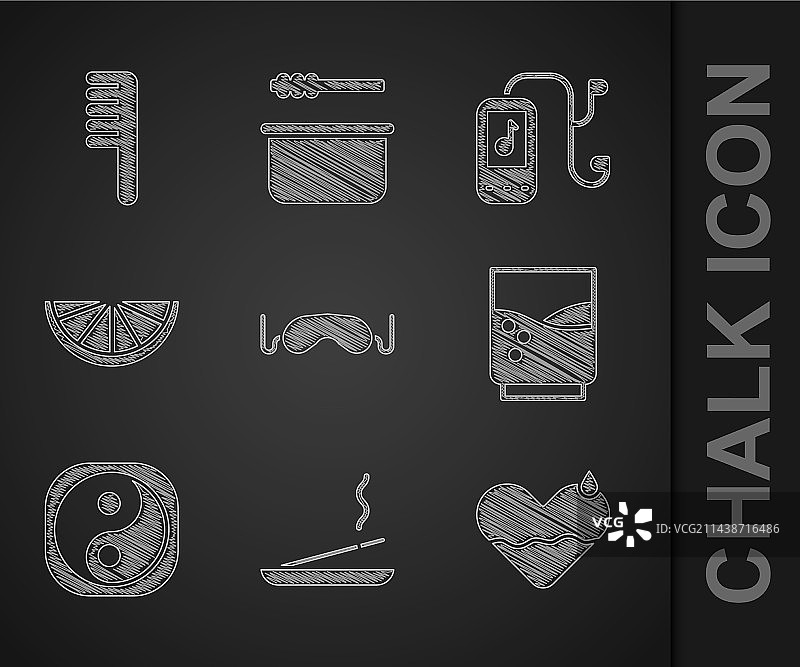 眼罩香薰棒心形愈合套装图片素材