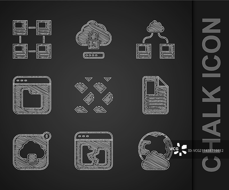 数据流、损坏文件、社交网络文件素材图片素材