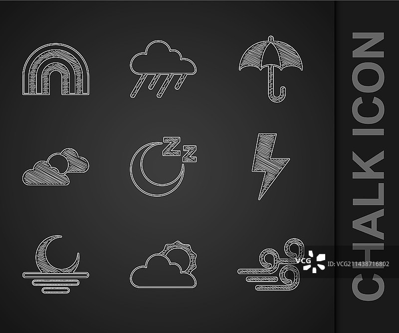 睡眠时间阳光云彩多风天气图片素材