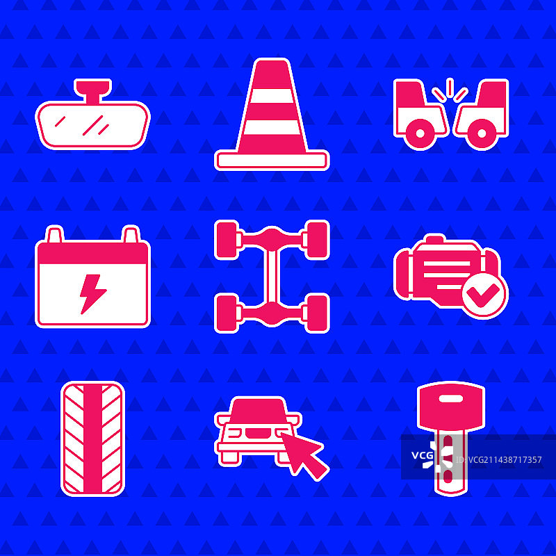 汽车底盘、在线共享和汽车钥匙图片素材