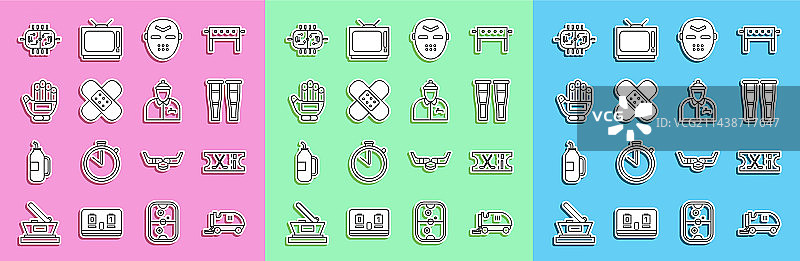 冰面整理机冰球运动票图片素材