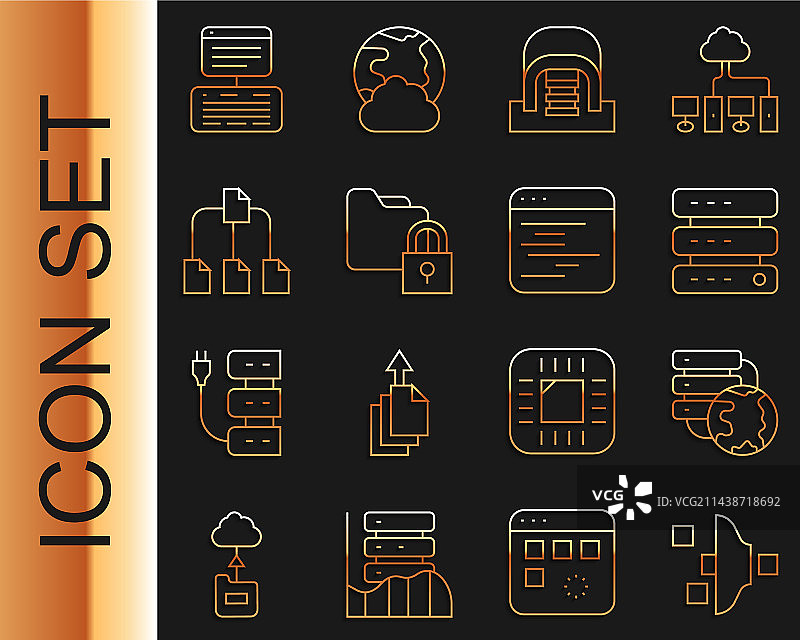 筛选器网络云连接设置图片素材