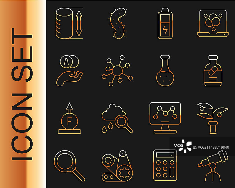 望远镜植物育种医学图片素材