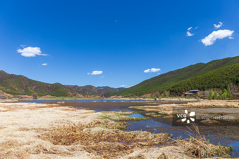 泸沽湖草海图片素材