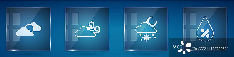 多云有雪天气素材图片素材