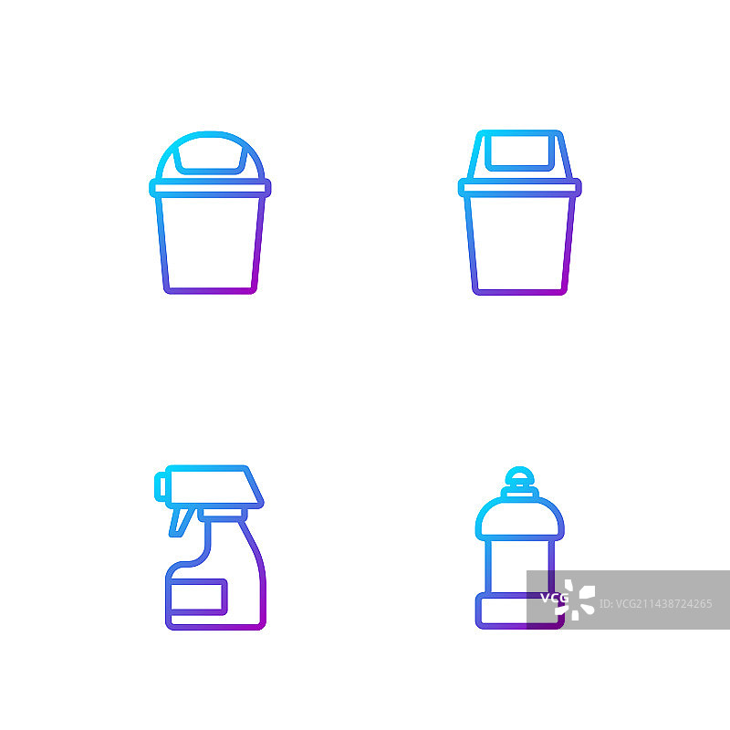 清洁剂喷雾瓶系列图片素材
