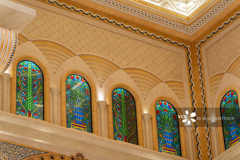 阿布扎比总统府内部图片素材