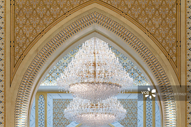 阿布扎比总统府内部图片素材