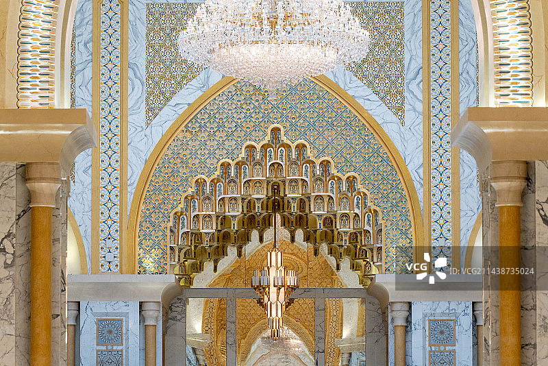 阿布扎比总统府内部图片素材