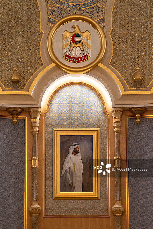 阿布扎比总统府内部图片素材