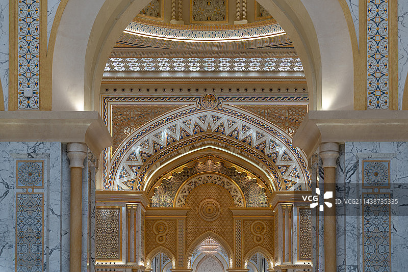 阿布扎比总统府内部图片素材