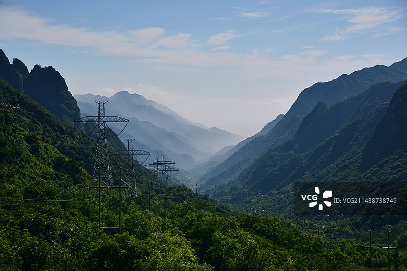 秦岭清姜峪（古大散关所在）图片素材