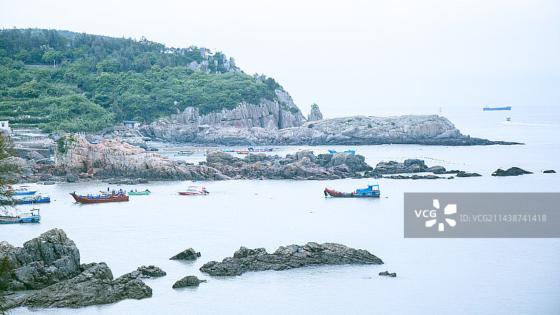 浙江温州市“洞头风景区”半屏山风光。图片素材